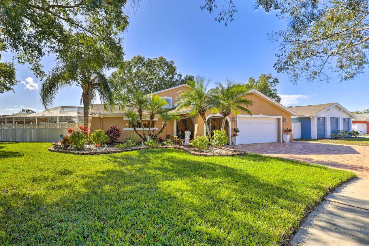 Cozy Home In Heart Of Tampa With Lanai And Pool! 외부 사진