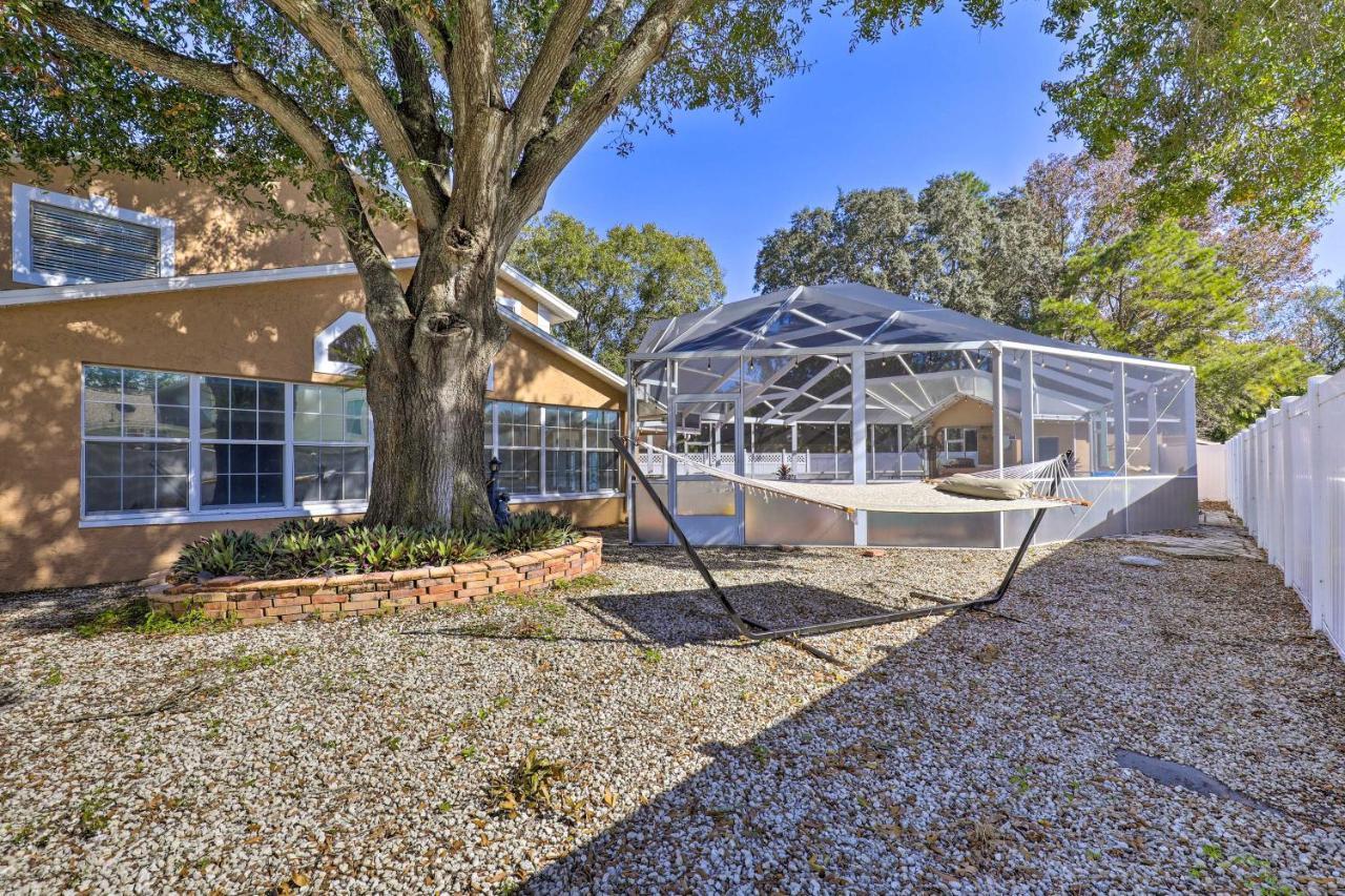 Cozy Home In Heart Of Tampa With Lanai And Pool! 외부 사진